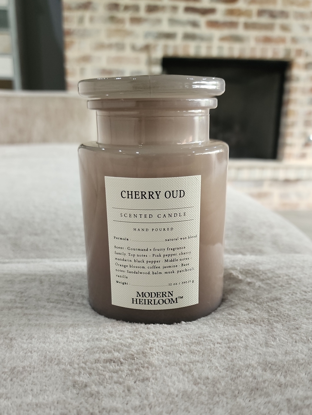 NWT Sand + Fog Modern Heirloom Cherry Oud Candle